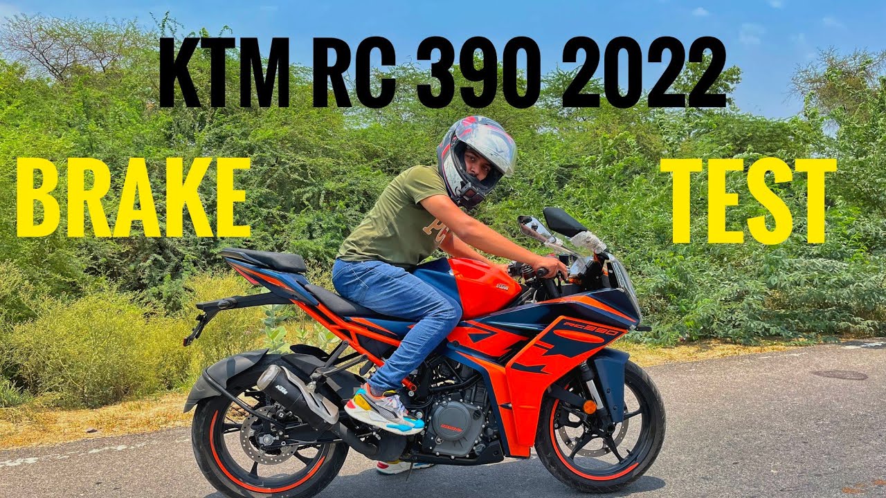 KTM RC 390 2022  || BRAKE TEST || COMPARISON BRAKE TEST WITH RC 390 Bs4
