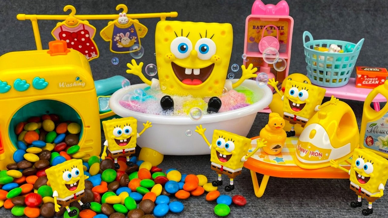 ASMR 64 Minutes SPONGEBOB SquarePants Oddly Satisfying Unboxing