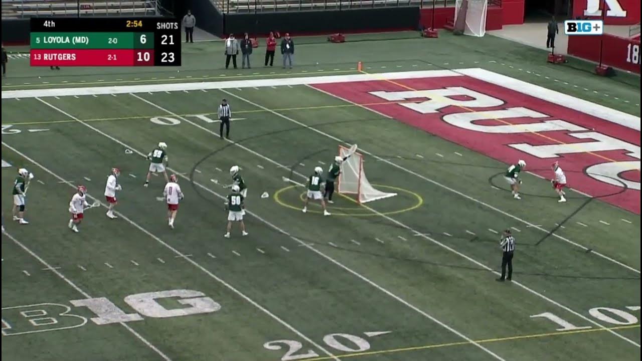 Double at GLE Loyola Men's Lacrosse 2023 YouTube