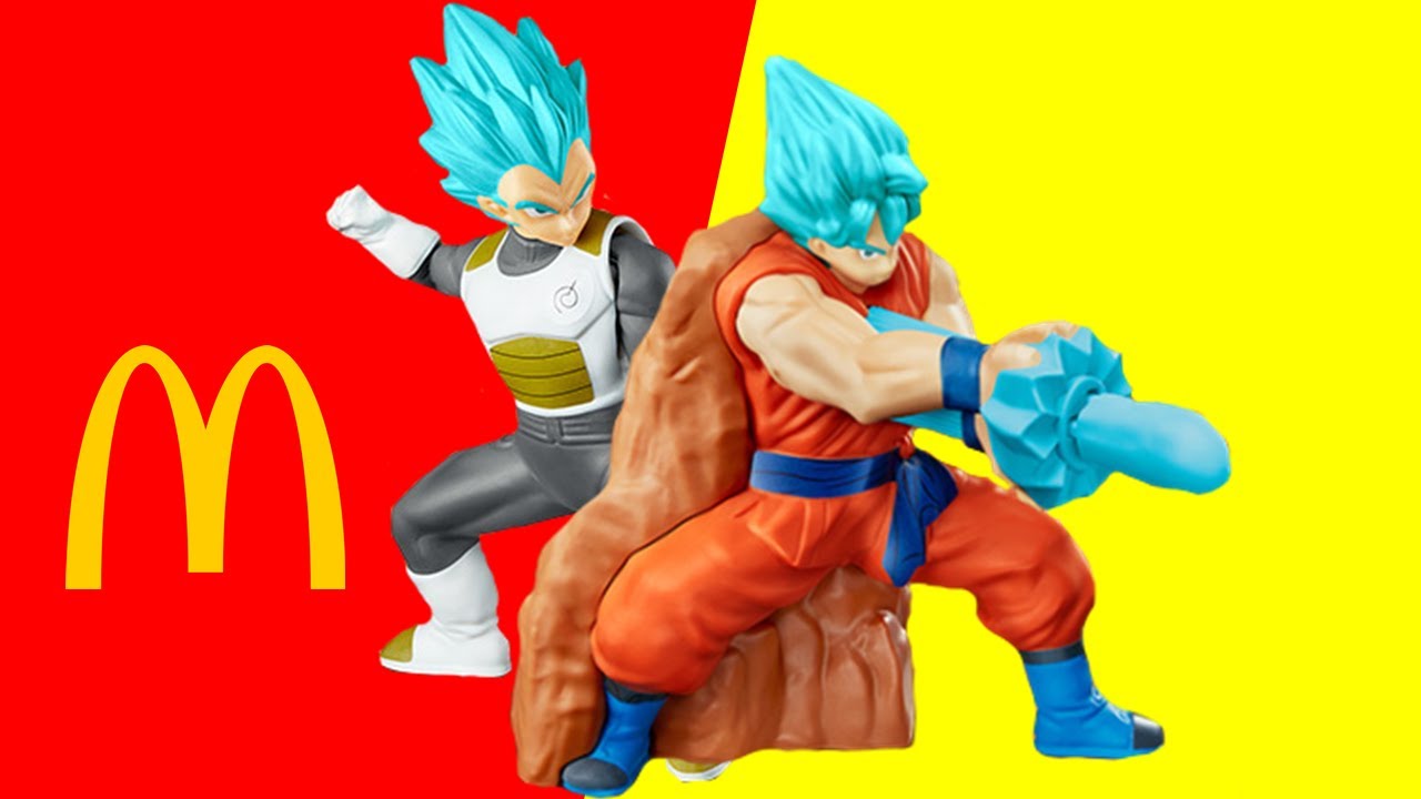 87 BRINDES DE DRAGON BALL  no McDonald's , Burger King e Coca-Cola