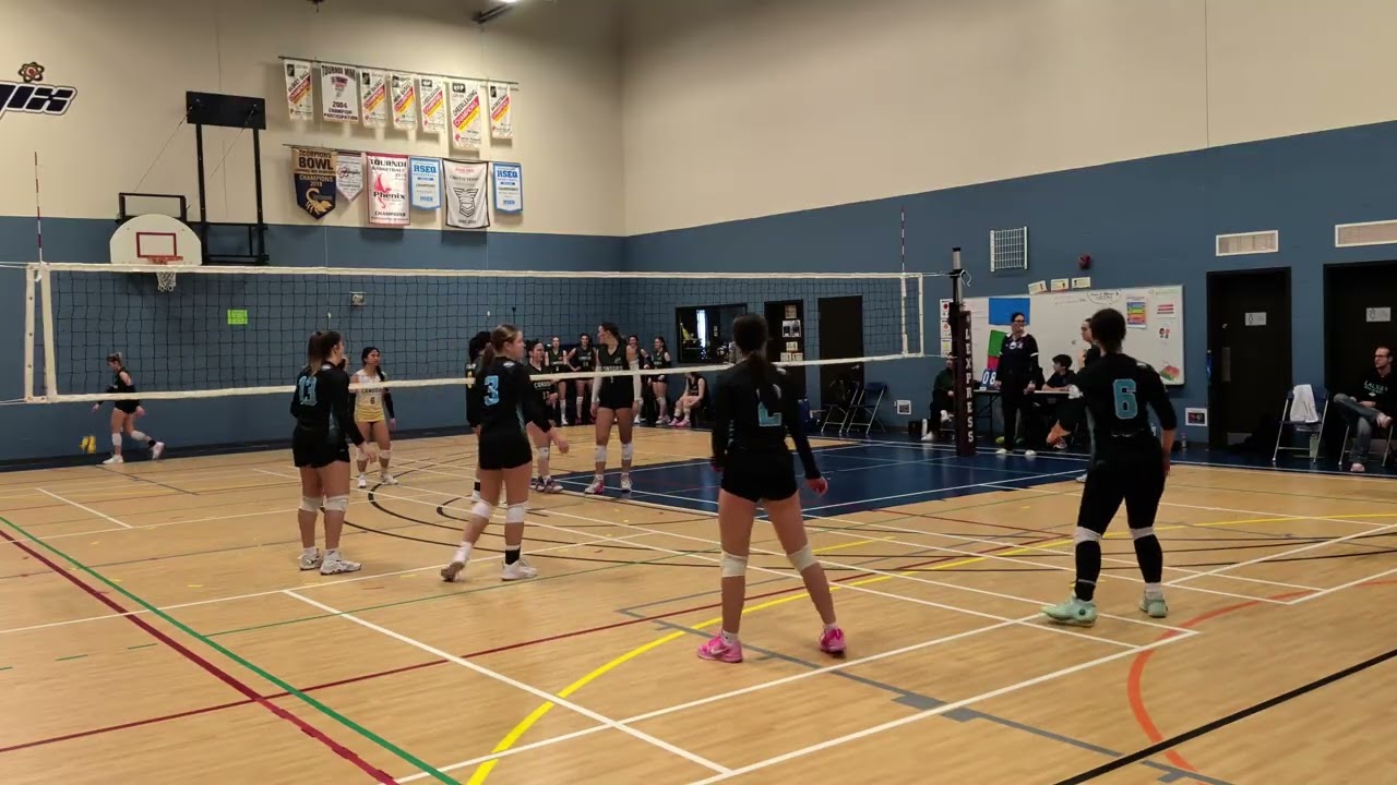 Laurier U17 D1 vs Condors 1er set 22-25