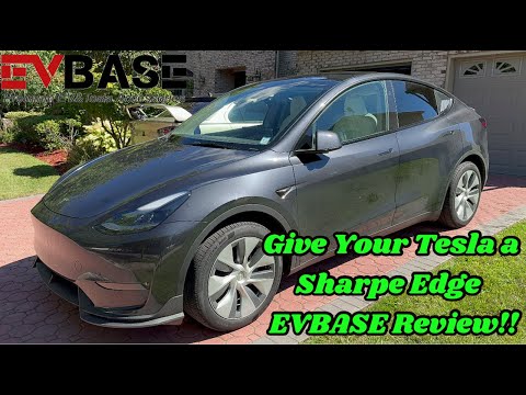 Give Your Tesla a Sharpe Edge - EVBASE Review!!