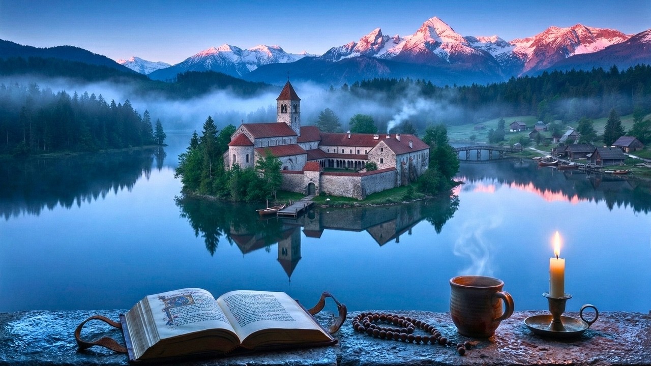 Island Sanctuary at Dawn | Medieval Music for Inner Stillness & Relax