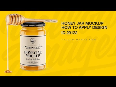 Download Honey Jar With Spoon Mockup Front View High Angle Shot In Jar Mockups On Yellow Images Object Mockups Yellowimages Mockups