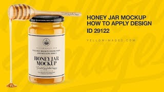 Download Honey Jar With Spoon Mockup Front View High Angle Shot In Jar Mockups On Yellow Images Object Mockups PSD Mockup Templates