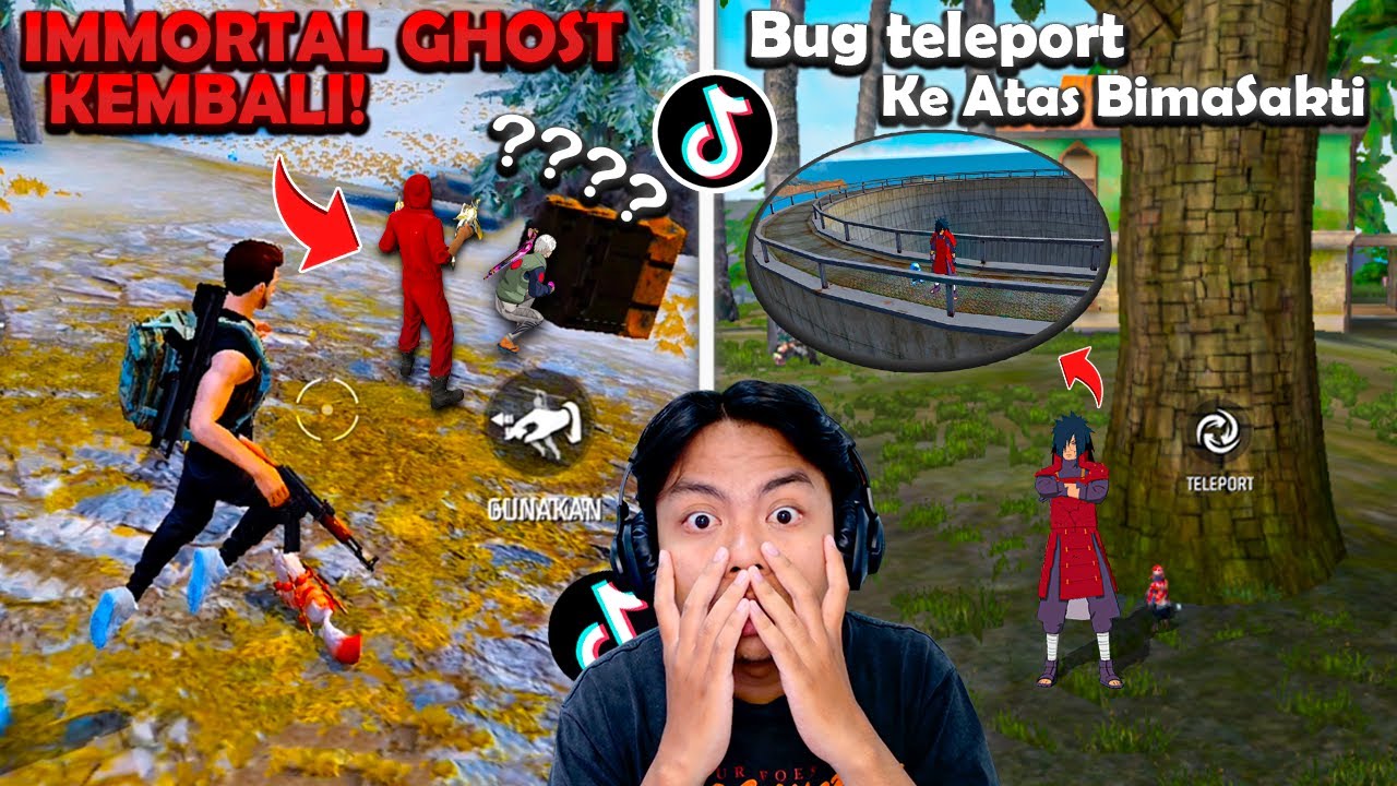 BUG TERLARANG DI FF MUNCUL KEMBALI! IMMORTAL GHOST & TELEPORT KEATAS BIMA? 😨