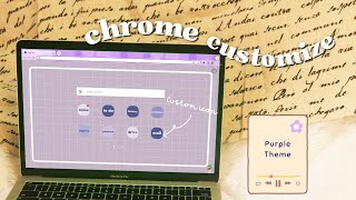 Ways to Customize GOOGLE CHROME Theme! | Free template Purple theme screenshot 4