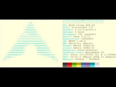 Instalación Arch Linux EFI GPT (Mate + I3wm) 2024 - YouTube