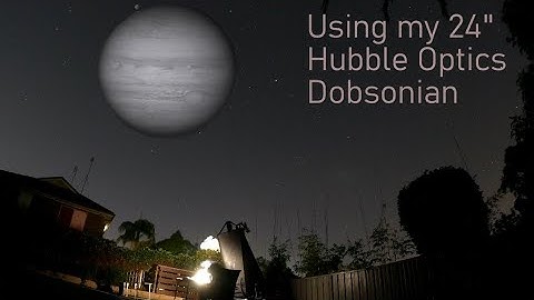 Jupiter and Ganymede with my Dobsonian