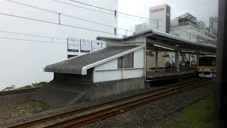 JR東日本E217系MT68 側面展望 市川→新橋(総武線快速・横須賀線普通) クラF-50編成左