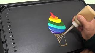 Nghệ Thuật Vẽ Kem Cầu Vồng | Popsicle, Sprinkles, Scoops, Soft Serve screenshot 4