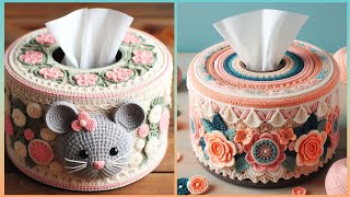 : Beautiful Creative Art Of Crochet Tissue Paper Box Design And Pattern 2024