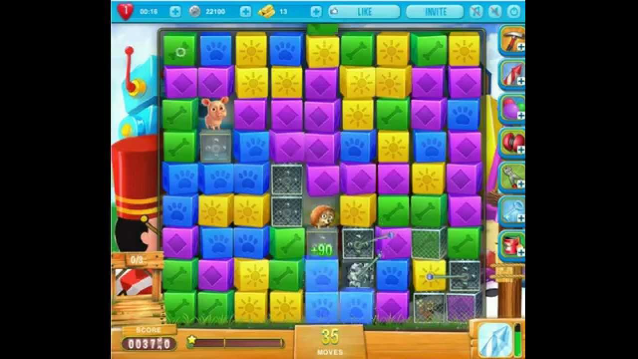 Pet Rescue Saga level 923  no hammers 😈 ►TOBIAS DEAMON◄