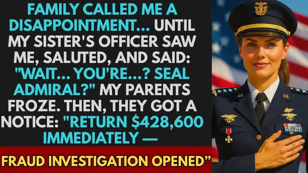 Called a Failure by Family — Until My Brother’s Officer Saluted “SEAL Admiral”
