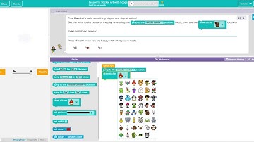 Code.org - Course C (2019): Sticker Art with Loops #1