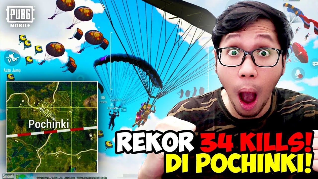 GAK MASUK AKAL! TURUN POCHINKI DAPAT 34 K1LLS! REKOR TERBARU!