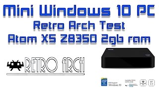 Mini Windows 10 Pc Box Retro Arch Lakka Test Atom X5 Z8350 2Gb Ram