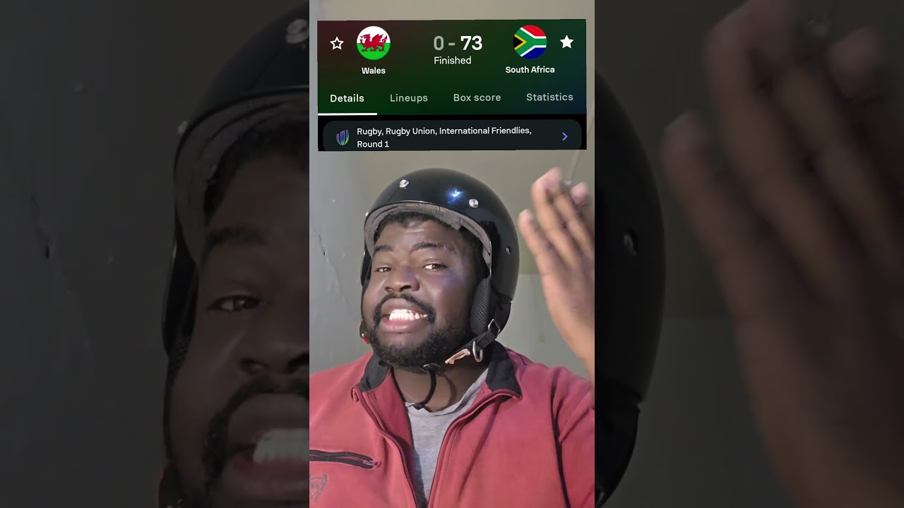 South africa Springboks completely destroyed Wales  today in a Rugby friendly Match 