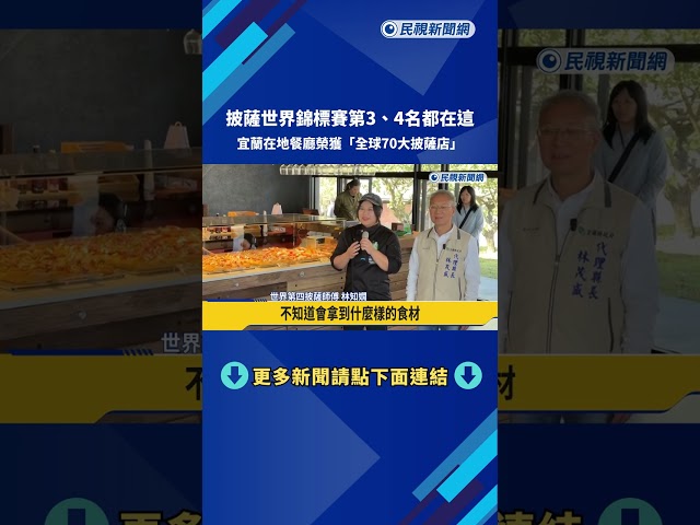 台灣之光! 宜蘭在地餐廳榮獲"全球70大披薩店"殊榮－民視新聞