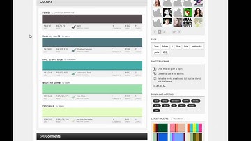 How To Browse Color Palettes on ColourLovers.com