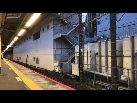E657系特急ときわ71号勝田行き松戸駅低速通過シーン(ダイヤ乱れ時)