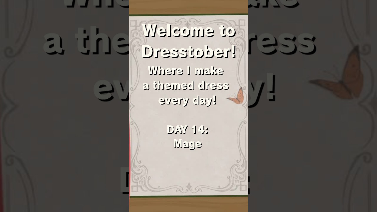 Making a Dress Every Day 🎃 | Day 14: Mage #DressMaker #DressMakerGame #Dresstober #halloween