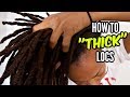 How to INSTANTLY Make Your Locs THICKER | For Thin Hair Types