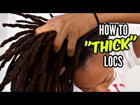 How to INSTANTLY Make Your Locs THICKER | For Thin Hair Types