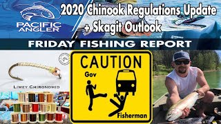 Big salmon fishing regulation update plus reports from interior bc
lakes, summer trout river on the skagit, and thompson as well in sa...