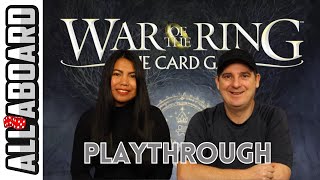 WAR OF THE RING: THE CARD GAME | Boardgame | How to Play and Full 2-Player Playthrough