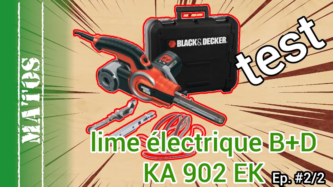 Lime électrique Black & Decker KA900EK 13 x 455 mm