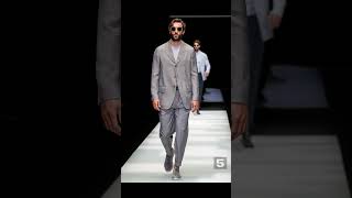Giorgio Armani Los 70s (Glamour, Disco, Punk) Runway Fashion Show #Shorts