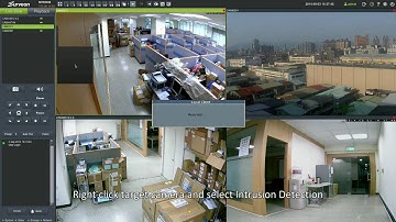 Surveon NVR Video Analytics - Setup Interface