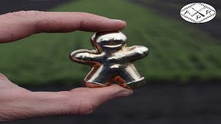 Turning Brass Trash Into A Little Gingerbread Man