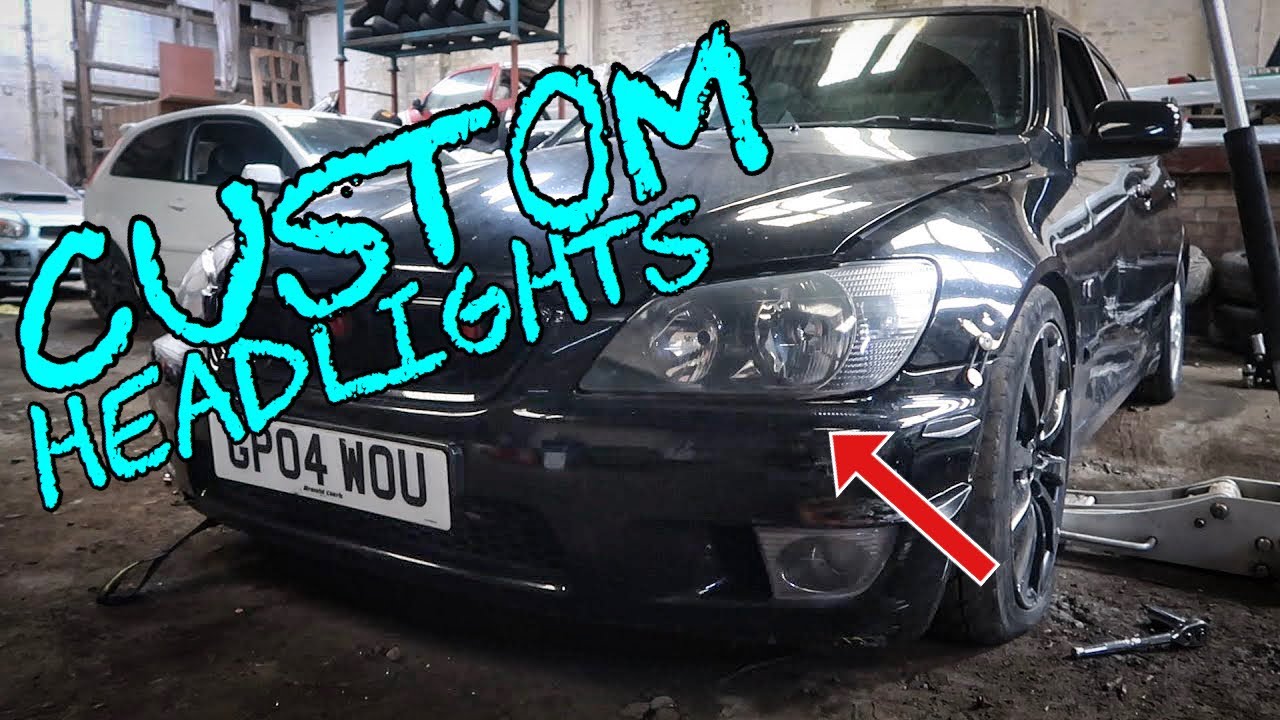 Making Custom Headlights for the Lexus IS200 YouTube
