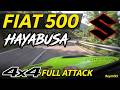 75 Trento Bondone 2026 Fiat 500 Hayabusa 4x4 Gurschler Roman Hillclimb with 2. gear problems