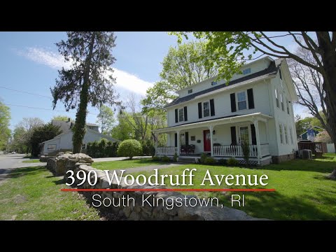 390 Woodruff Avenue, South Kingstown, RI home video tour