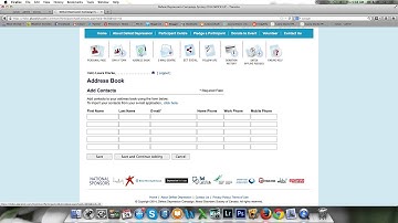Participant Webinar - Adding Contacts to Address Book