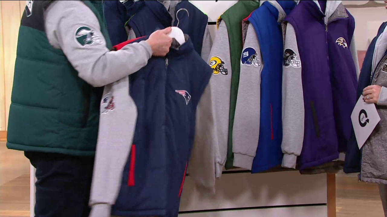 NFL 8in1 Reversible Vest and Hoodie Combo on QVC YouTube