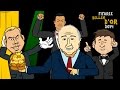 🌟Ballon d Or 2014 2015 RAP BATTLE🌟 Winner Cristiano Ronaldo vs Messi vs Neuer FIFA Award Cartoon