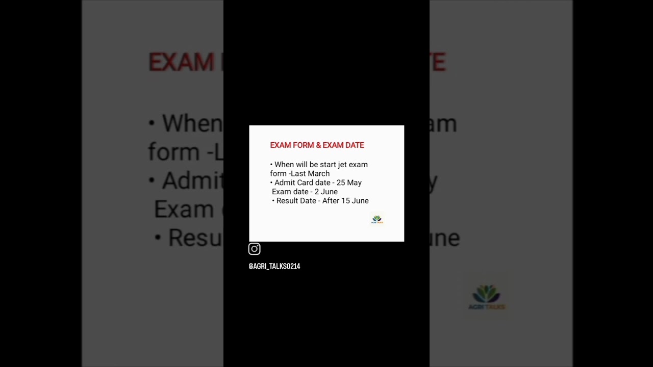 JET AGRICULTURE 2024 EXAM