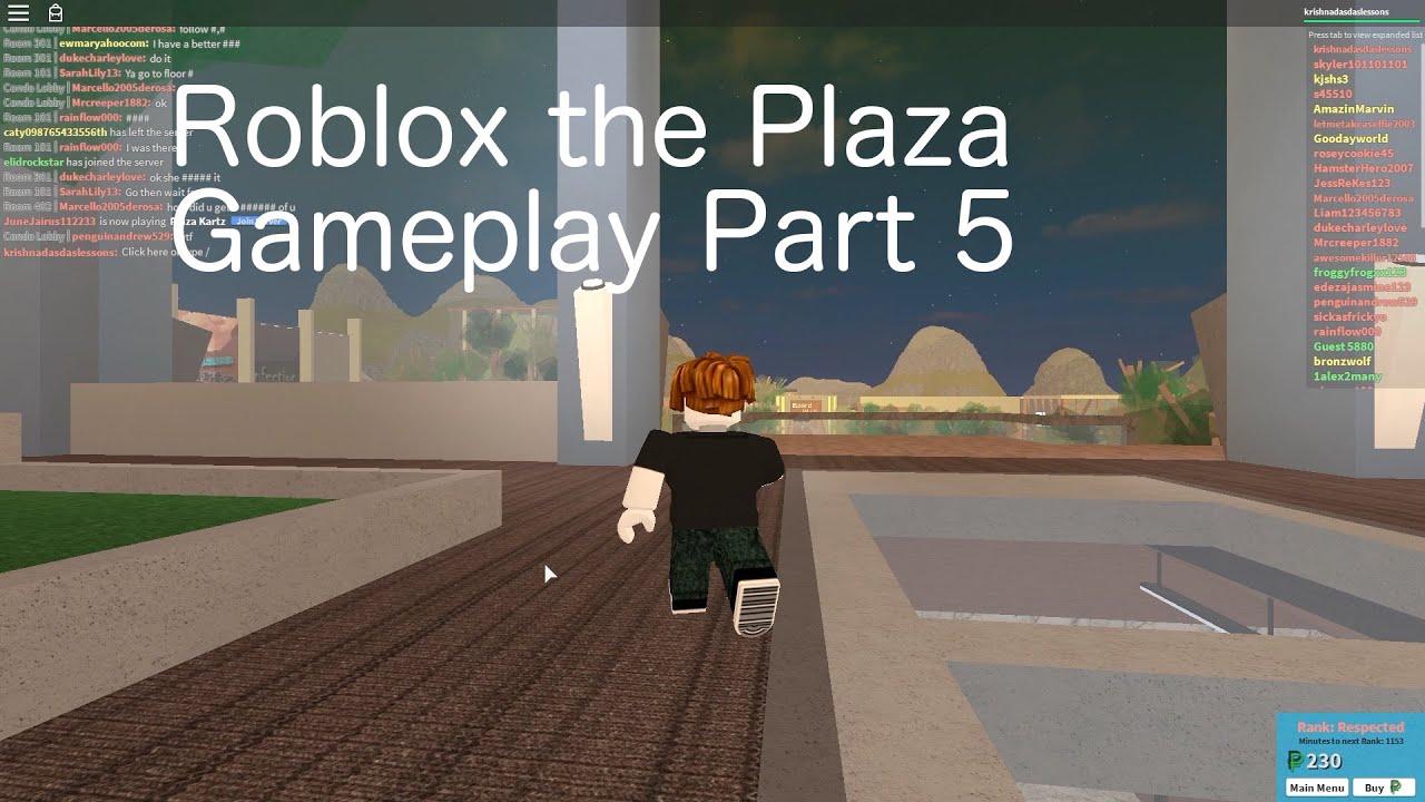 Roblox The Plaza Gameplay Part 5 Youtube - roblox guest hamster