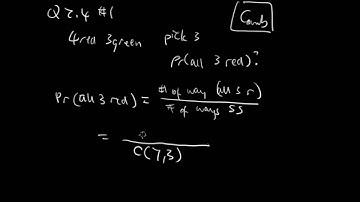 Probability and Equally Likely Outcomes - Picking Balls From an Urn - Finite Math