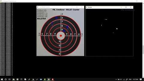 Bullet Counter using OpenCV Python | Live Video Feed | IPCamera, WebCamera, HTTP URL, Local Video