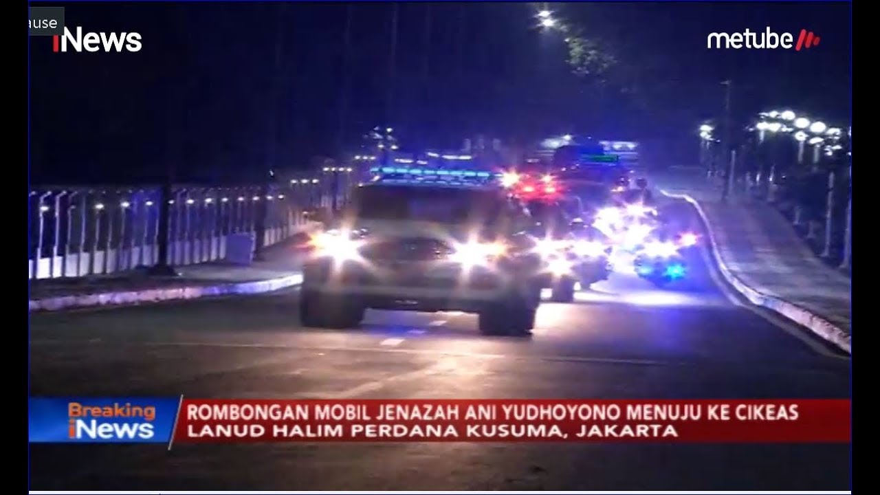 Iring-iringan Mobil Pembawa Jenazah Ani Yudhoyono Menuju Puri Cikeas, Bogor - Breaking iNews 02/06