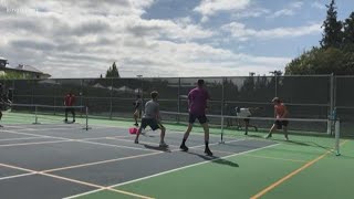 Hundreds compete in Bainbridge Island pickleball tournament