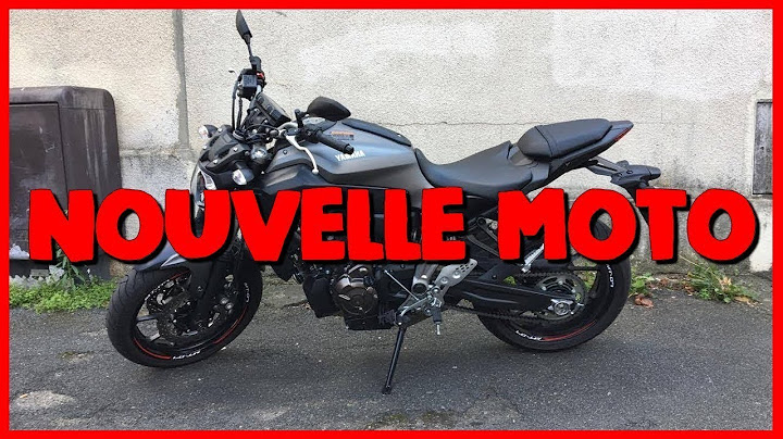 JE VAIS CHERCHER MA MT07 YAMAHA ✌🏼