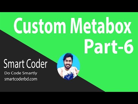 WordPress Metabox Tutorial for beginners from scratch (Part#6)