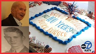 WWII Veteran celebrates 100th Birthday - Harley J. Bridger