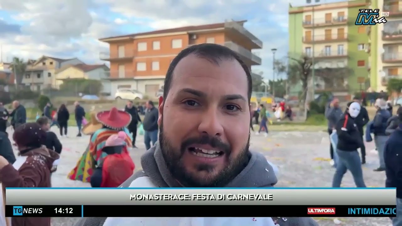 Tg Telemia  - Monasterace : festa di Carnevale 2026.